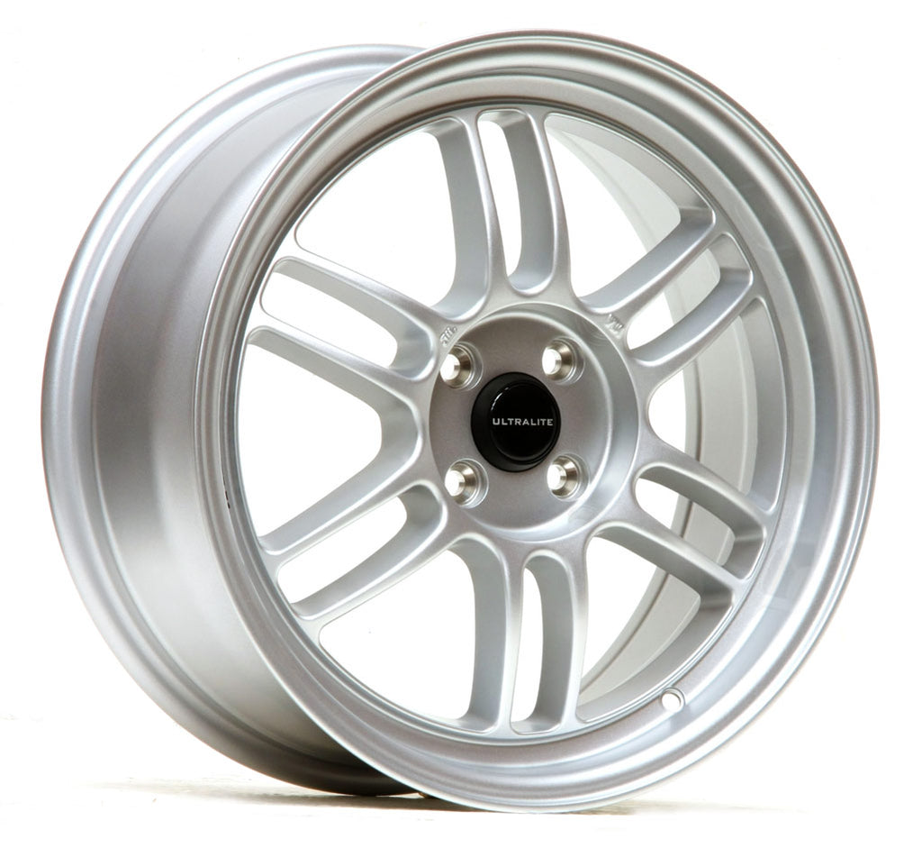 ULTRALITE F1 17x7.5 ET42 4x108 GLOSS SILVER