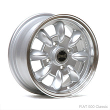 Load image into Gallery viewer, ULTRALITE CLASSIC FIAT 500 12x5 ET30 4x98 SILVER POLISHED RIM