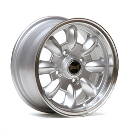 Cerchio in Lega ULTRALITE MINI WHEELS 12x5.5 ET20 4x101.6 GLOSS SILVER + MACHINED LIP