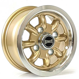 Cerchio in Lega ULTRALITE RALLY 10x4.5 ET34 4x101.6 GOLD POLISHED RIM