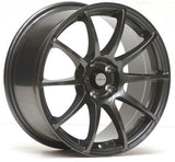 ULTRALITE R5 17x8 ET35 5x100 DARK GUN METALIC