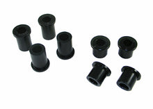 Load image into Gallery viewer, WHITELINE Spring - eye rear and shackle bushing POSTERIORE TOYOTA HILUX GGN15R, KUN16R, TGN15R, TGN16R 2WD IFS FRONT AND LEAF SPRING REAR 3/2005-10/2015 4/6CYL