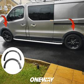 RENAULT Trafic X82 2014-2018 LWB Archetti Passaruota con ABE TÜV