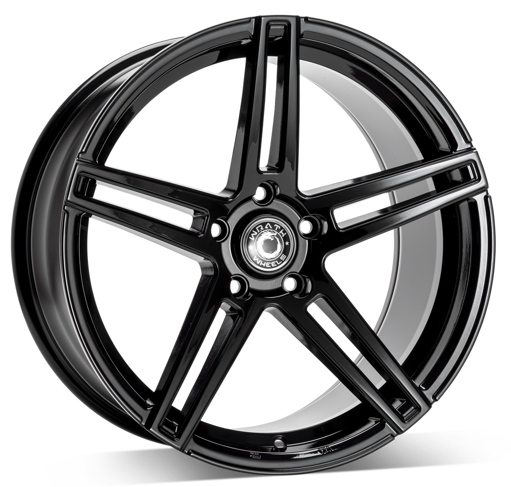Cerchio in Lega WRATH Wheels WF1 18x8 ET42 5x112 GLOSS BLACK