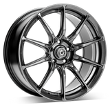 Cerchio in Lega WRATH Wheels WF12 18x8.5 ET40 5x120 HYPER BLACK