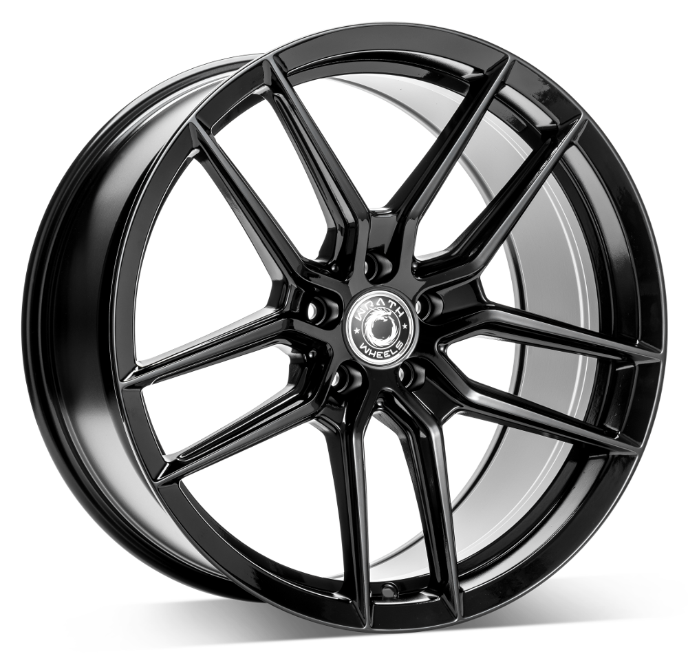 Cerchio in Lega WRATH Wheels WF14 18x9 ET40 5x112 GLOSS BLACK