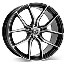 Carica l&#39;immagine nel visualizzatore di Gallery, Cerchio in Lega WRATH Wheels WF7 18x8 ET42 5x112 GLOSS BLACK POLISHED FACE