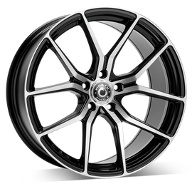Cerchio in Lega WRATH Wheels WF7 18x8 ET35 5x120 GLOSS BLACK POLISHED FACE
