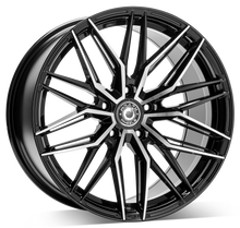 Carica l&#39;immagine nel visualizzatore di Gallery, Cerchio in Lega WRATH Wheels WF9 18x8.5 ET35 5x120 GLOSS BLACK POLISHED FACE