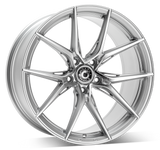 Cerchio in Lega WRATH Wheels WFX 18x8.5 ET40 5x120 BRIGHT SILVER POLISHED FACE