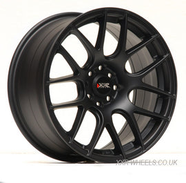 Cerchio in Lega XXR 530 17x8.25 ET25 4x100/114.3 FLAT BLACK