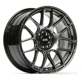 Cerchio in Lega XXR 530 17x8.25 ET25 5x100/114.3 CHROME BLACK
