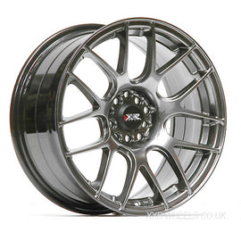 Cerchio in Lega XXR 530 17x8.25 ET25 5x100/114.3 CHROME BLACK 2