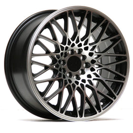Cerchio in Lega XXR 553 17x8.25 ET36 5x100/114.3 FLAT MATT BLACK + MACHINED MATT FACE