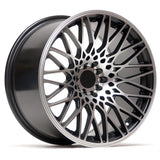 Cerchio in Lega XXR 553 18x8.75 ET36 5x100/114.3 FLAT MATT BLACK + MACHINED MATT FACE