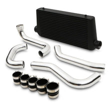 Carica l&#39;immagine nel visualizzatore di Gallery, Kit intercooler Frontale nero Toyota Supra MK4 2JZGTE 93-02