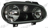 VW Golf MK4 Neri 97-03 excl. Fendinebbia Fari Anteriori