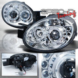 Dodge Neon 03-05 Fari Anteriori LED Chrome [SR]