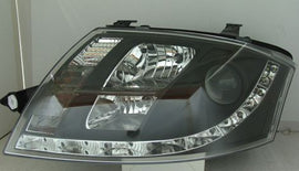 Audi TT 8N 99-05 Fari Anteriori R8 Style a LED Neri V1
