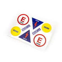 Load image into Gallery viewer, Sparco FIA Stickers Set Cut Off e Extinguisher