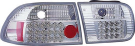 Honda Civic EG 3 Porte HB 92-95 Fanali Posteriori Chrome G4 LED