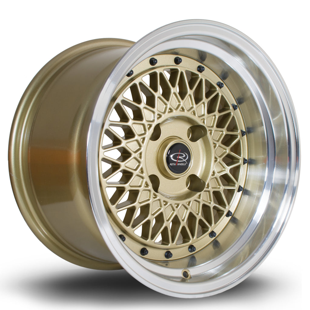 Cerchio in Lega Rota Wired 15x9 4x114.3 ET0 Gold