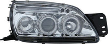 Carica l&#39;immagine nel visualizzatore di Gallery, Ford Fiesta MK5 99-02 Fari Anteriori Angel Eye Chrome V1