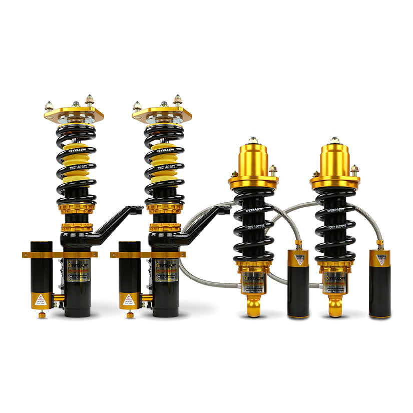 Assetto Regolabile YELLOW SPEED RACING CLUB PERFORMANCE 3-WAY TRUE COILOVERS BMW Serie-3 E36 92-98
