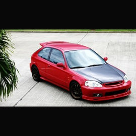 Aerodynamics Lip Paraurti Anteriore in ABS Mugen Civic EK EJ