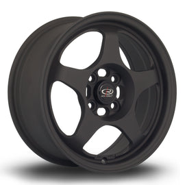 Cerchio in Lega Rota Slipstream 15x6.5 4x100 ET35 Flat Black