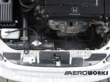 Honda Civic 96/00 2/3dr EK Cover in Carbonio copri radiatore