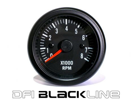 DFI Blackline Universal Manometro da 52mm - Tachimetro Ripetizioni per Minuto (8000)