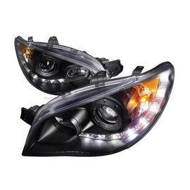 Fari Anteriori con Ledstrip Flat Interno Nero Subaru Impreza GD GG