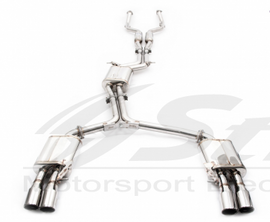 Audi S5/A5 2007- 3.0/4.2L Cat back system (centrale + terminale) Q300tl