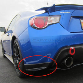 Lip Paraurti Posteriore STI Style Nero in Plastica ABS Subaru BRZ ,Toyota GT86 Pre Facelift
