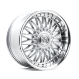 Cerchio in Lega AXE EX10 18x8 ET20 4x108 GLOSS SILVER & POLISHED