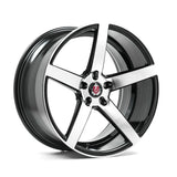 Cerchio in Lega AXE EX18 19x9.5 ET40 5x108 GLOSS BLACK & POLISHED