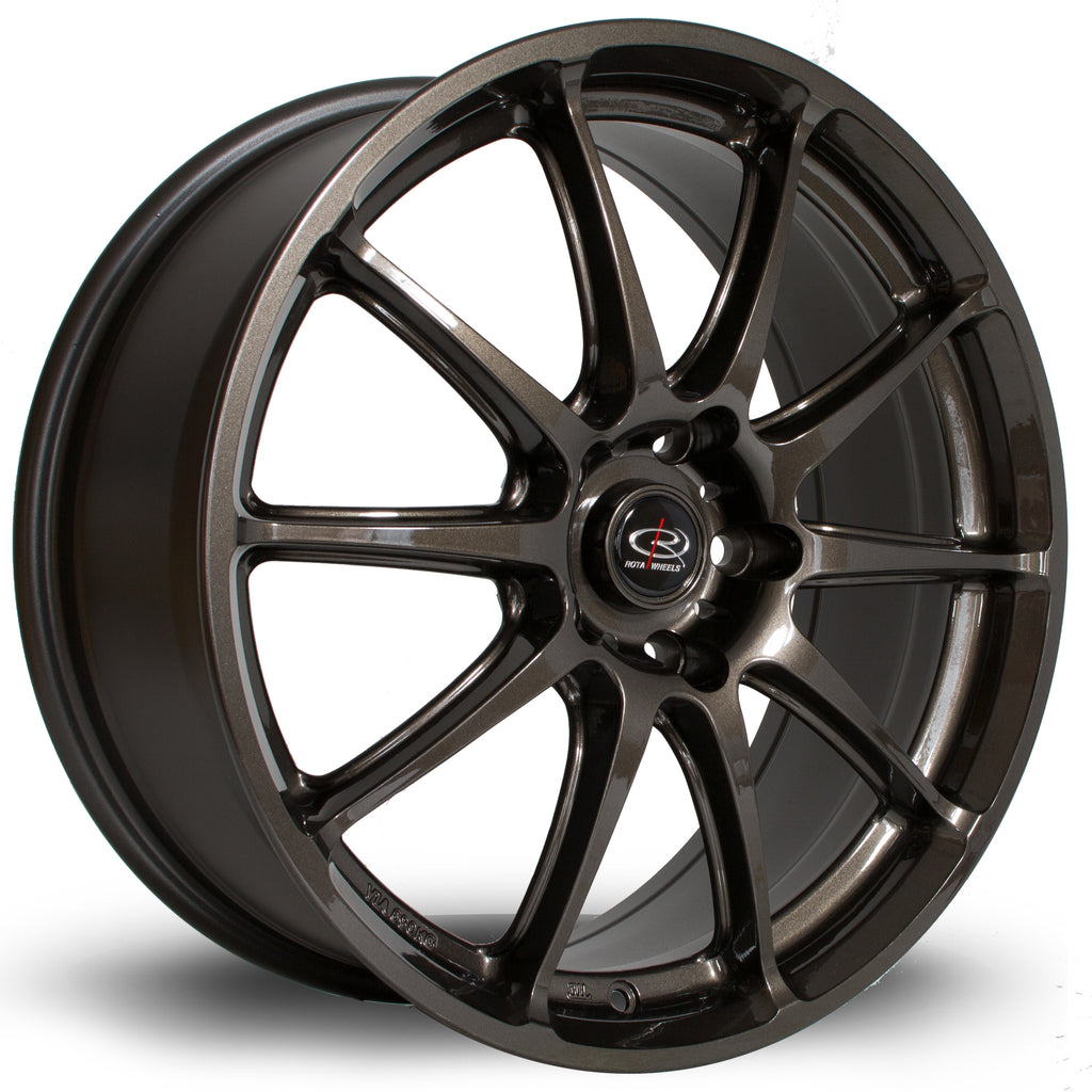 Cerchio in Lega Rota GRA 18x7.5 5x100 ET48 Gunmetal