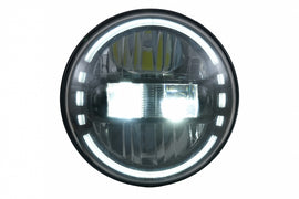 Fari Anteriori Angel Eye Halo DRL Jeep Wrangler JK TJ LJ JL Land Rover Defender Mercedes W463