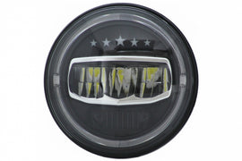 Fari Anteriori Angel Eye Halo DRL Jeep Wrangler JK TJ LJ JL (1997-2017) 5 Stars Design