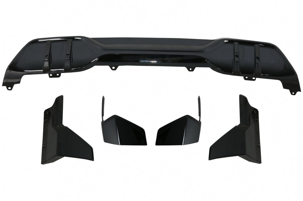 Aero Body Kit Lip Paraurti Anteriore e Diffusore Posteriore BMW X5 G05 (2018-2022) M Design Nero Lucido