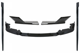 Aero Bodykit Lip Paraurti Anteriore and Rear Splitters BMW F95 X5M Competition (2018 +) Nero