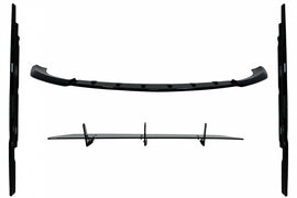 Aero Body Kit Lip Paraurti Anteriore e Lip Sotto Minigonne Mercedes Classe E E63 W213 S213 (2016-2019) Nero Lucido