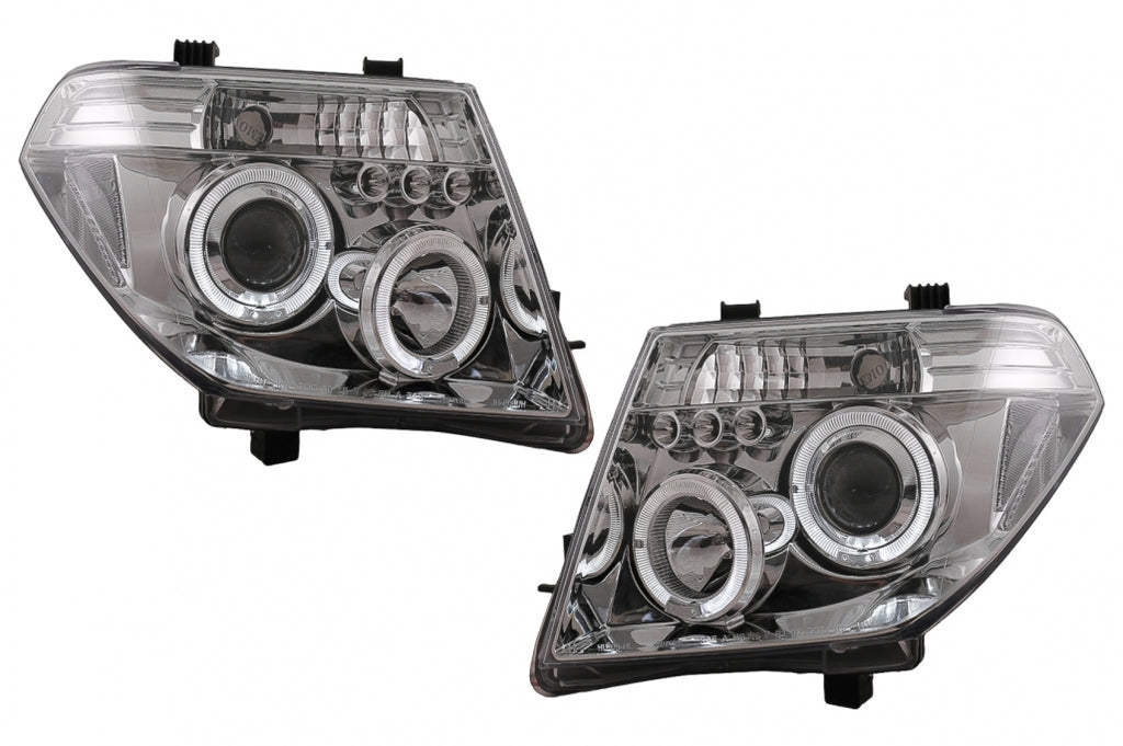 Fari Anteriori Angel Eyes Nissan Navara D40 (2004-2009) Pathfinder R51 (2005-2008) Chrome