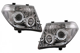 Fari Anteriori Angel Eyes Nissan Navara D40 (2004-2009) Pathfinder R51 (2005-2008) Chrome