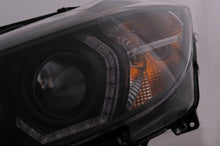 Carica l&#39;immagine nel visualizzatore di Gallery, Angel Eyes Xenon Fari Anteriori BMW Serie 3 F30 F31 Sedan Touring (10.2011-05.2015) nero