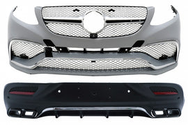 Bodykit Mercedes GLE Coupe C292 Sport Line (2015-2019) con finali di scarico neri