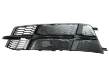 Carica l&#39;immagine nel visualizzatore di Gallery, Cover griglie paraurti Audi A6 C7 4G S-Line Facelift (2015-2018) nero Chrome