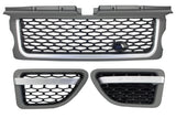 Griglie Centrali e griglie prese d'aria Land Range Rover Sport L320 (2005-2008) Autobiography Look Platinum Edizione Nera