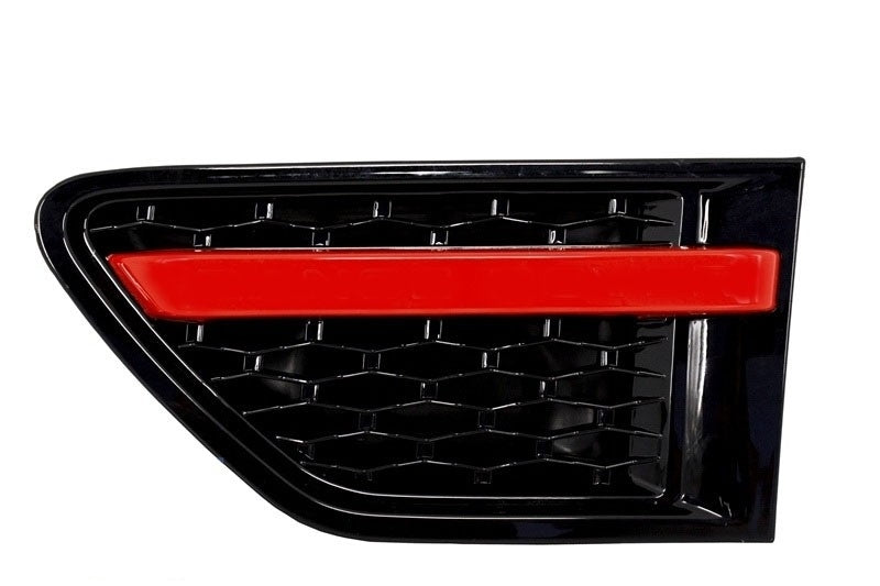 Griglie Centrali e prese d'aria Land Range Rover Sport L320 Facelift (2010-2013) Autobiography Look Nero Red Edition